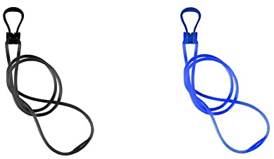 Arena 95212 Équipement d’entraînement Mixte Adulte, Transparent, TU & Mixte Strap Nose Clip Accessoires de Protections, Bleu, Taille Unique EU
