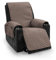 TIANSHU Housse Fauteuil Relax Imperméable, Housse pour Canapé Relax Housse Matelasse Réversible Chat Chiens Fauteuil Protection Lavable Résistant à l'usure Antidérapant(1 Place, Café)