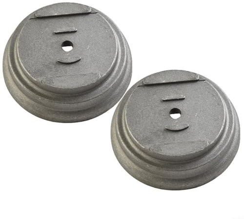 Lot de 2 housses de rechange en acier inoxydable pour tondeuse à gazon électrique pour cour, extérieur et maison