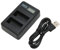 NP W126 Chargeur de Batterie Double USB 5 V avec écran LCD pour Appareil Photo XS10 XT3 XT30 XT20 XT10 XT2 XA7 XE4 XA5 XT200 XT100 X100V X100F