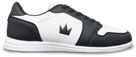 Brunswick Lady Fanatic Womens Bowling Shoes (Black/White, US Footwear Size System, Adult, Women, Numeric, Medium, 9)