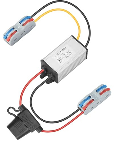 YBBOTT Convertitore di tensione DC-DC 24V a 12V Trasformatore 3A 36W | dc dc converter 12V Buck Volt Trasformatore Alimentatore Regolatore Limitatore Riduttore Raddrizzatore