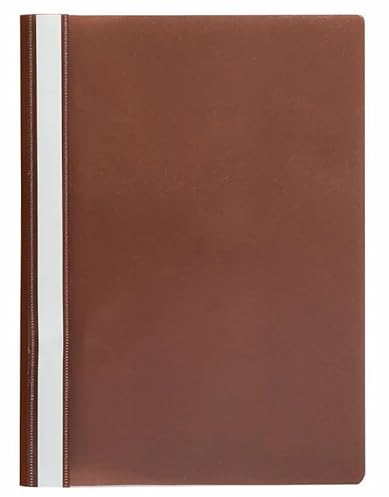 Papiertiger Schnellhefter PP für Schule und Büro (Standard, braun, 100er Pack)