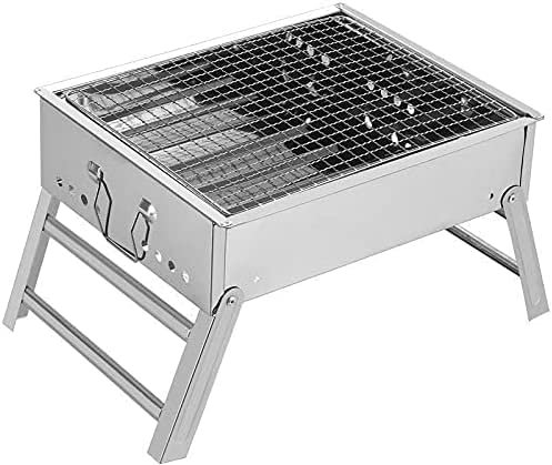 Griglia per Barbecue Mensola per Barbecue Personale Fai-da-Te Griglia per Barbecue da Campeggio all'aperto Charbroiler 1~2 Persone Uso più Piccolo