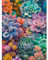 luckyarina Diamond Painting Erwachsene Sukkulente-5D Diamond Painting Sukkulenten,Pflanzen Diamant Painting Bilder Crystal Stickerei Kreuzstich Crafts für Home Wand Décor 30x40cm