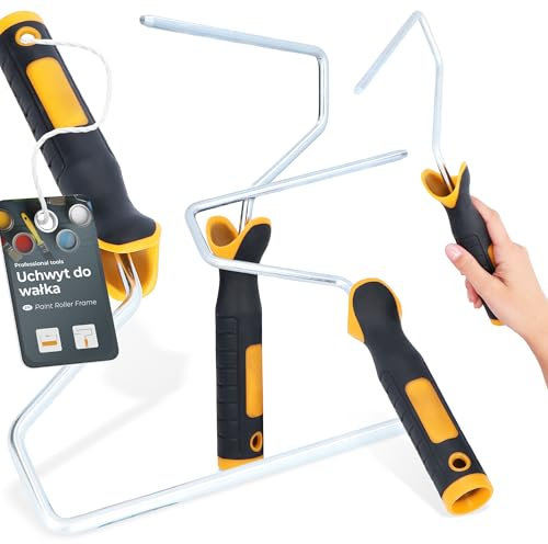 Cadre Professionnel Pour Rouleau De Peinture 8 mm x 180 mm Manche Ergonomique Acier Haute Durabilité Polyvalent Peintres Utilisation Facile Idéal Projets Maison