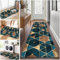 Tapis de Passage Long Tapis de Couloir Antidérapant 40 x 60 cm Tapis de Cuisine Lavable en Machine Tapis d Entree Interieur Tapis Salle de Bain Tapis Couloir Long Moderne pour Cuisine Salon Bureau