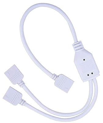 DECORNIJIA 2 Stück Rgb Led Splitterkabel 4-polig Pwm Kompatibel 30cm Pvc Isoliert Led Streifenverbinder Für Smd 5050 3528 Lichtleisten Splitter Rgb Controller