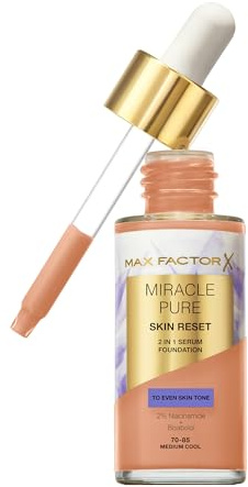 Max Factor Miracle Pure Liquid Foundation, Medium Cool Ton, 30 ml