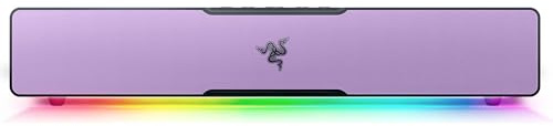 Razer Leviathan V2 X: Soundbar per PC - Design compatto - Chroma RGB - Alimentazione USB di tipo C - Bluetooth 5.0 - per PC, laptop, smartphone, tablet e Nintendo Switch - Kuromi