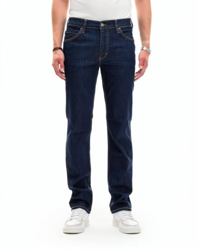 MUSTANG Jeans Herren Tramper Straight Straight Fit Denim Blue - Hosen Herren - Jeanshosen für Männer - 1017121 5000 901 (Blau)