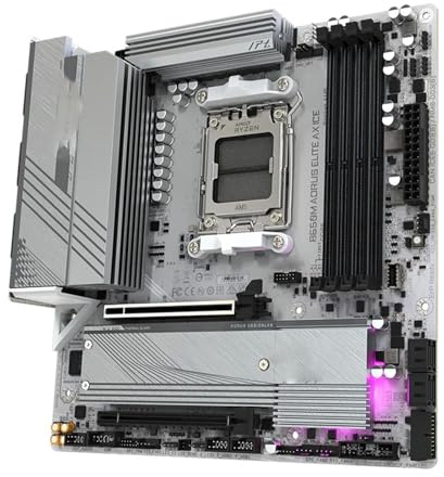 Placa Madre Placa Base Fit For GIGABYTE B650M AORUS Elite AX Ice AM5 LGA 1718 B650 M-ATX