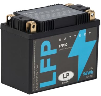 aCCOSSATO ml lFP30 – 125 Batterie au lithium pour moto guzzi mille, 1000
