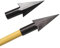 MILAEM 6pcs Bogenschießen Pfeilspitzen Jagdspitzen Traditionelle Broadheads Außen Jagd Spitze Pfeilspitze Armbrust Bogen Bogensport