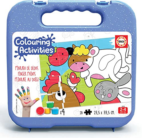 Educa 50 Bauernhof-Tiere Colouring Puzzle