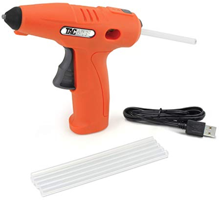 Tacwise 1558 H4-7 Cordless 4V Hot Glue Gun with 6 Glue Sticks