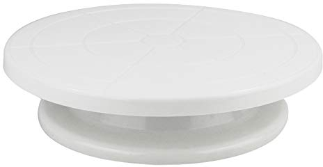 furein Base Soporte Giratoria para Tartas, Herramienta de Decoración de Pastel con Soporte Giratorio, Placa de Artesanía Giratoria para Cupcake o Ponqués, Herramientas de Hornear