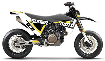 ARider Dekor für Husqvarna 701 2016-2021 Supermoto Edition (Weiß)