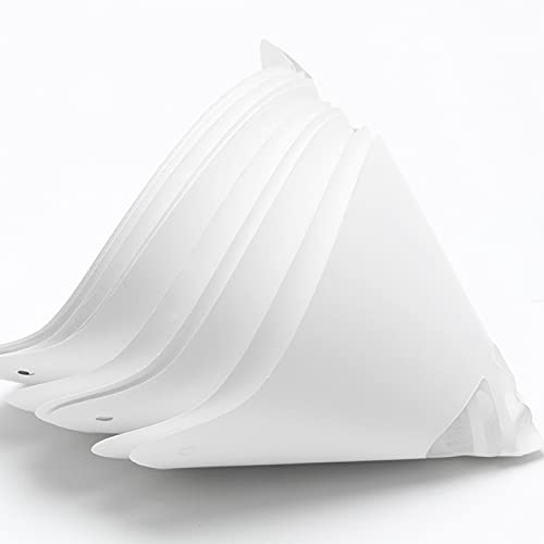 Filtros de papel de filtro de impresora 3D, 10 piezas de embudo consumible Desechable de filtro de papel espesante embudo Impresora 3D Espesar embudo Colador Cono Accesorios de impresora 3D