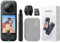 Insta360 X3 360 Degree Action Camera PROFESSIONAL Kit inc: Invisible Selfie Stick + Insta360 X Series Carry Case + Lens Cap + 64GB