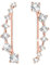 Damen Ohrringe 925er Sterling Silber hypoallergen Ohrstecker 7 Kristalle Ohrklemmen Ohrring Knorpel Hypoallergen Geburtstagsgeschenk Für Mädchen