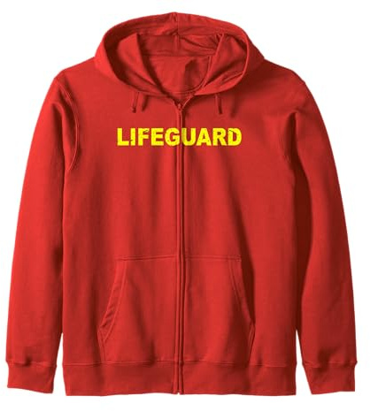 Lifeguard Bademeister Rettungsschwimmer Kapuzenjacke