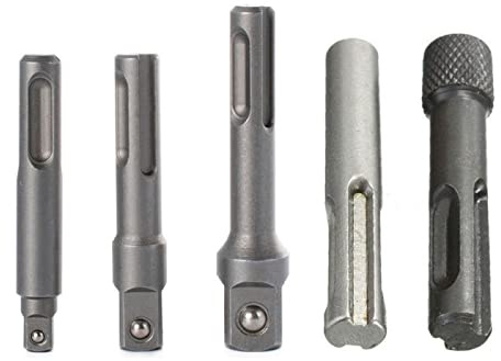 5 Stücke SDS Plus Steckschlüssel Bohrer Sechskant Verlängerung Adapter Stecker Hammer Bohrer Bit Mutter Schlagkopf Werkzeug