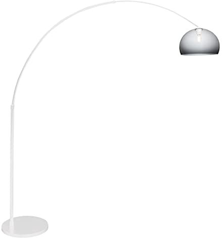 Stehlampe Bogenleuchte Standlampe Leselampe Wohnzimmerleuchte Grau H 210 cm