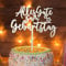 Alles Gute zum Geburtstag, Happy Birthday Cake Topper Geburtstag aus Holz, Kuchen Deko Torten Topper Geburtstag für Mädchen Jungen Frauen Mann Größe 18x 20cm