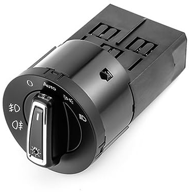 AMZLORD 14Pin Automatik Lichtschalter, Scheinwerfer Schalter Auto Scheinwerfer Lampe Kontrollschalter Nebelscheinwerfer Schalter Lichtsensor Modul kompatibel mit VW Golf 2004–2013 MK5 MK6