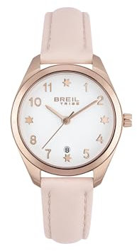 Breil Orologio DONNA TIME OF LOVE quadrante MONO-COLORE BIANCO movimento SOLO TEMPO - 3 LANCETTE QUARZO e CINTURINO PELLE ROSA EW0700