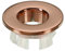 PATIKIL Ring di Troppopieno, Coprilavabo Rotondo per Lavabo Inserto Ottone Tappi Rotondi Foro per Cucina Bagno, Oro Rosa