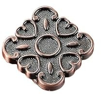 1PC Kitchen Cabinet Storage Handles Antique Copper Pull Dressers Wardrobe Drawers Furniture Door Handle Wine Red Ancient (Color : 644-Single hole)