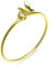 Stfery Ring für Damen Gold 585 Ring für Damen Rund Diamant Ring für Damen