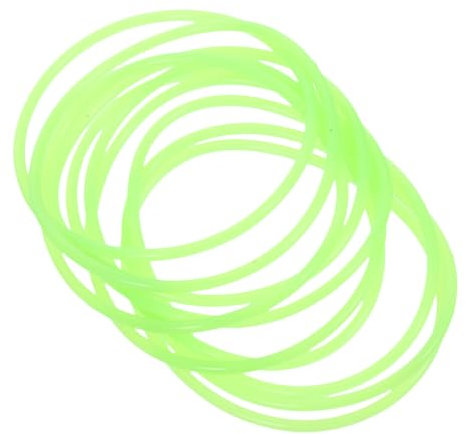TOYANDONA 10stücke Elastische Leuchtarmbänder Aus Silikon Für Damen Herren Teenager Im Dunkeln Leuchtend Accessoires Stretch-armbänder Aus Weichem Silikon