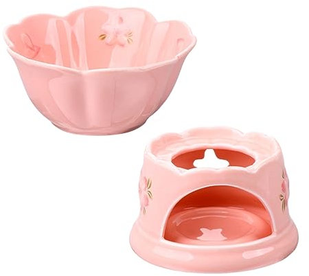 PHENOFICE Ceramic Chocolate Fountain Melting Pot for Candy Cheese Fondue Home Kitchen