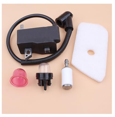 LAERNPU Bobina di accensione Magneto Aria Kit Filtro Carburante for Husqvarna 125 128 125L 125E 128L 128LD 124L 128LD 128C Tagliaerba Parti