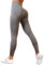 baleaf Sportleggings Scrunch Butt Kompressionsleggins Push Up Booty High Waist Yogahose Gym Seamless Leggings Sporthose Dunkelgrau M