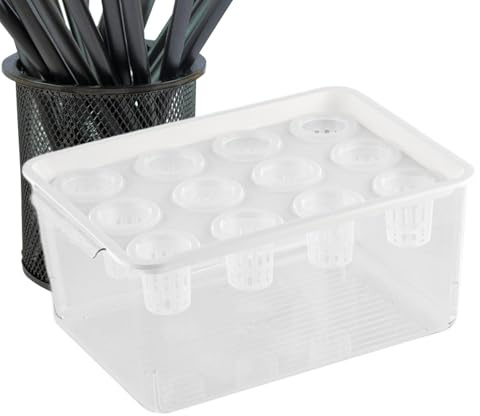 Duroecsain Betta Aquarium, Planteur Aquaponic et aquarium – Aquarium de bureau – Station de propagation pour grasses et d'intérieur