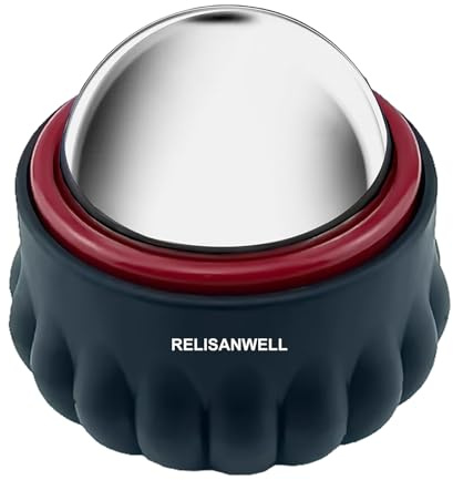 Massageball Wärmender & Kühlender Massage Roller Myofasziale Entspannung | für Muskelkater, Schultern, Nacken, Rücken, Gesicht, geschwollene Augen - Entspannung & Wellness Geschenk