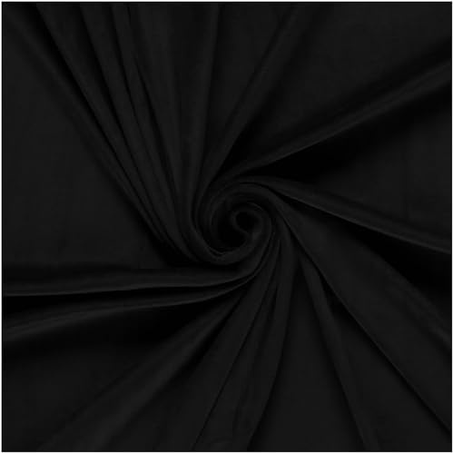 Nicky-Stoff Velour Meterware Nicky uni Zuschnitt ab 50 x 150cm Velourstoff Baumwolle Farbwahl