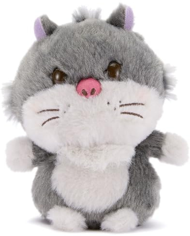 Disney Store Japan Lucifer Urupocha-Chan Mini Soft Toy Plush Cat from Cinderella in Detailed Design for Collectors and Kids, 11cm