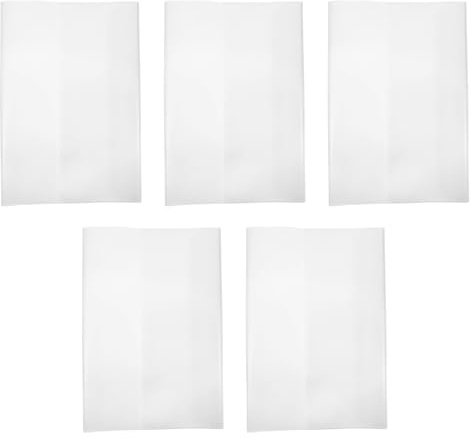 Buchhüllen Transparente für Schulbücher 5 Stück PP