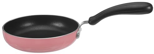 OSALADI Mini Poêle Antiadhésive pour Œufs 12cm en Alliage D'aluminium, Légère et Portable pour Petit-déjeuner et Camping avec Poignée Ergonomique
