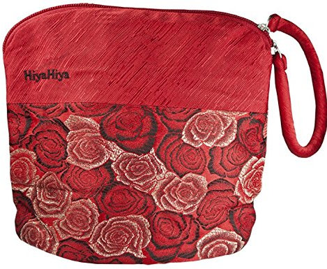 HiyaHiya Kleine Projekttasche zum Stricken und Häkeln, Rot