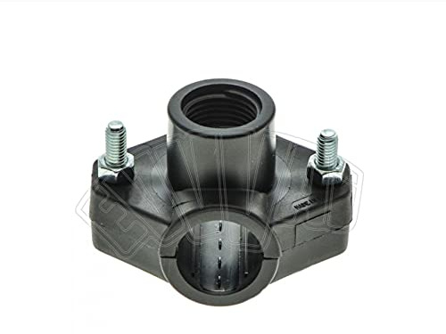 10 PZ PRESA A STAFFA SEMPLICE 32 X 3/4 PER IRRIGAZIONE TUBO ACQUA GIARDINAGGIO