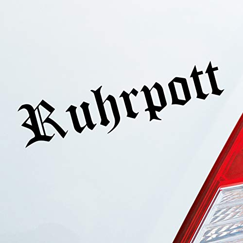 Hellweg Druckerei Auto Aufkleber Ruhrpott Ruhr Pott NRW Dortmund Bochum Sticker Heckscheibenaufkleber
