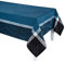 Das Jacquard Francais 23566 Tischdecke Palace gekämmte Baumwolle blau Pfau 175 x 320 x 0,1 cm