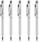 iSoul, pennino stilo capacitivo, penna stilo e pennino per schermo touchscreen, per Apple iPad, iPad Mini, iPhone 6, 7, Plus, Samsung Galaxy, cellulari e tablet, in metallo nero