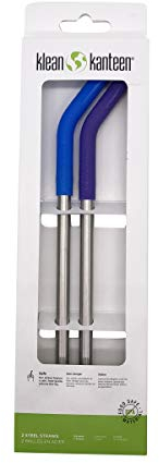 Klean Kanteen Trinkhalme, mehrfarbig, 2 Stück, für Erwachsene, Unisex, 226,1 mm H x 9,8 mm W